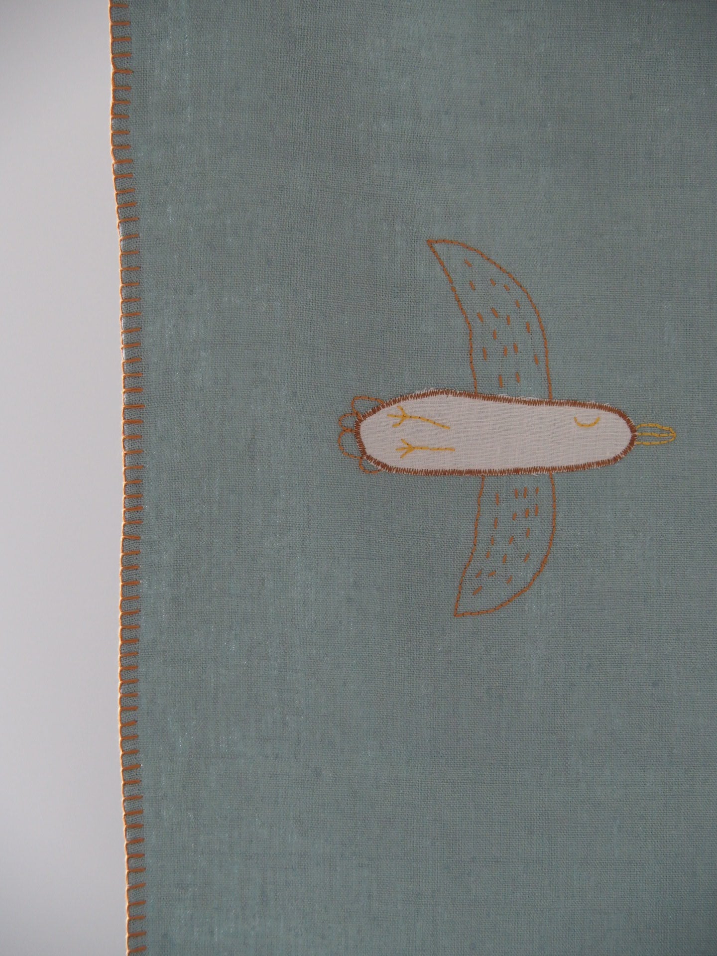 Bébé Oiseau en Lin Bio Couverture Enfant