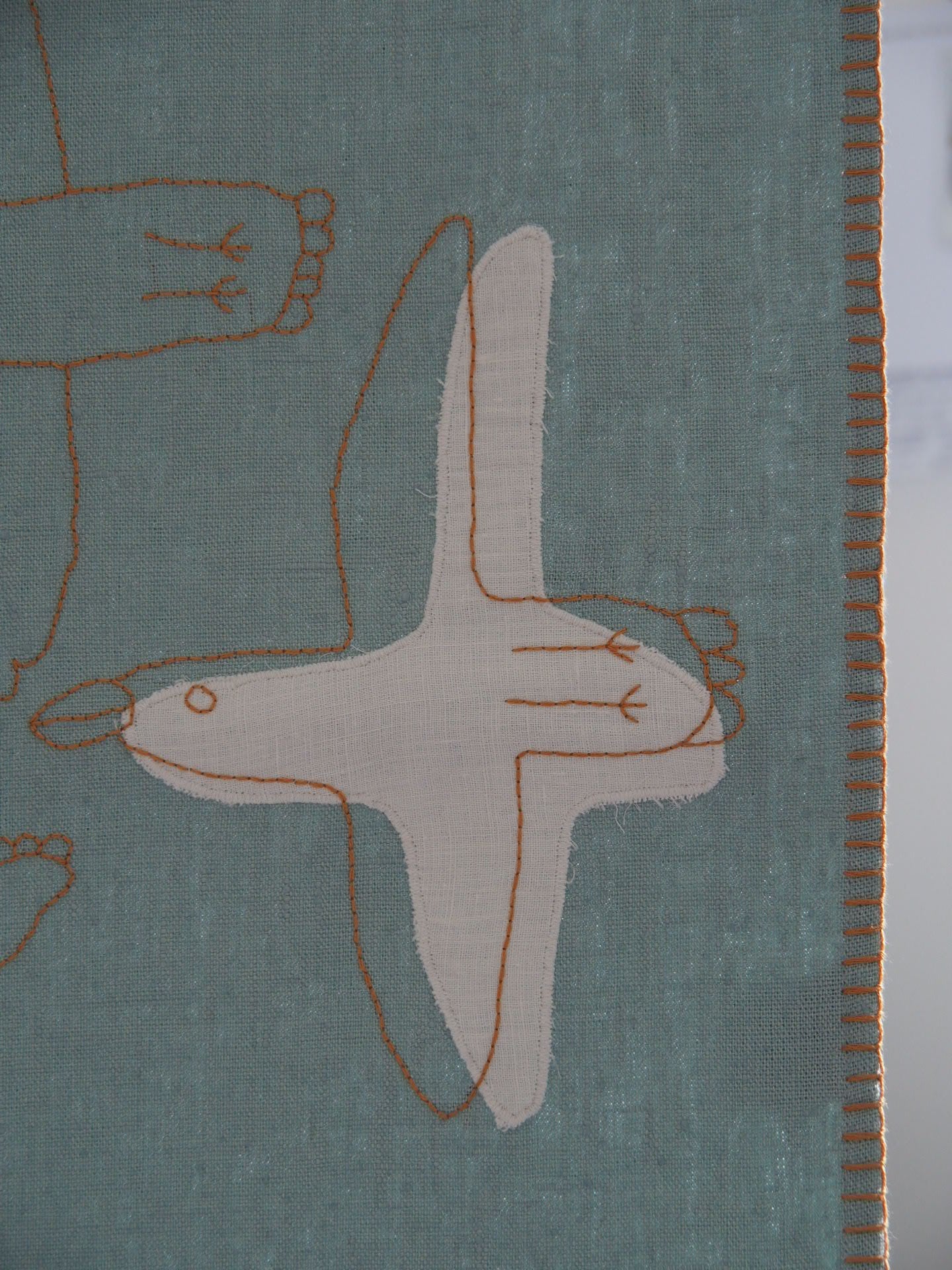 Bébé Oiseau en Lin Bio Couverture Enfant
