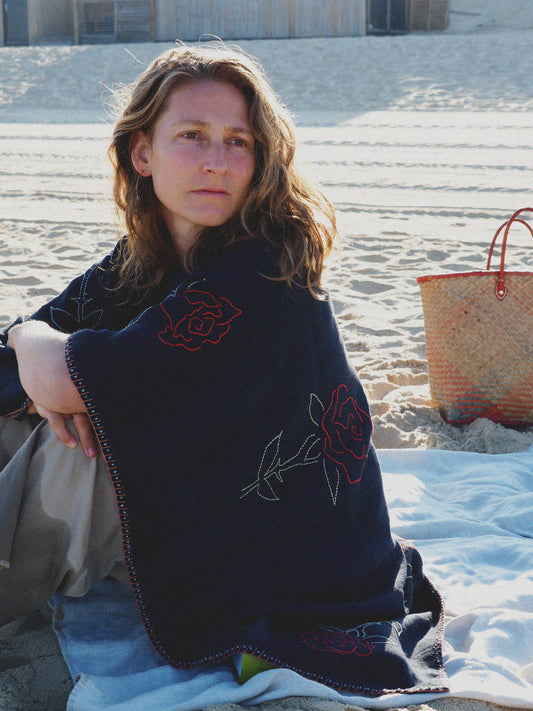 Roses de la Nuit jeté de canapé & lit