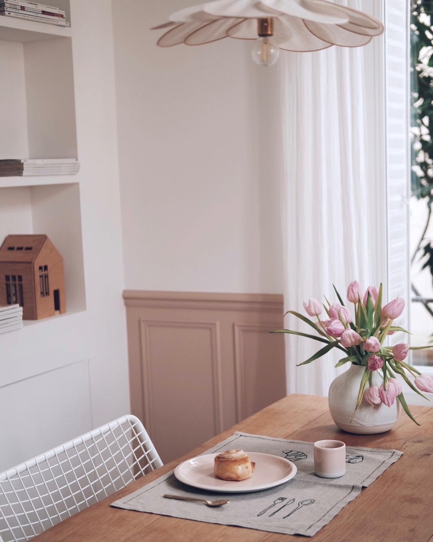 Petit Dej Sets de Table Noir Lot de 4