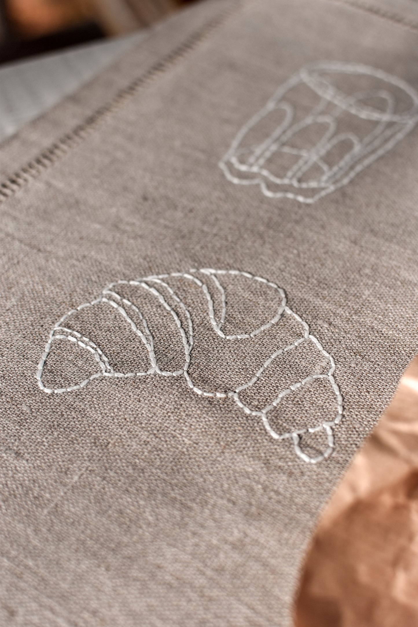 Petit Dej Sets de Table Blanc Lot de 4