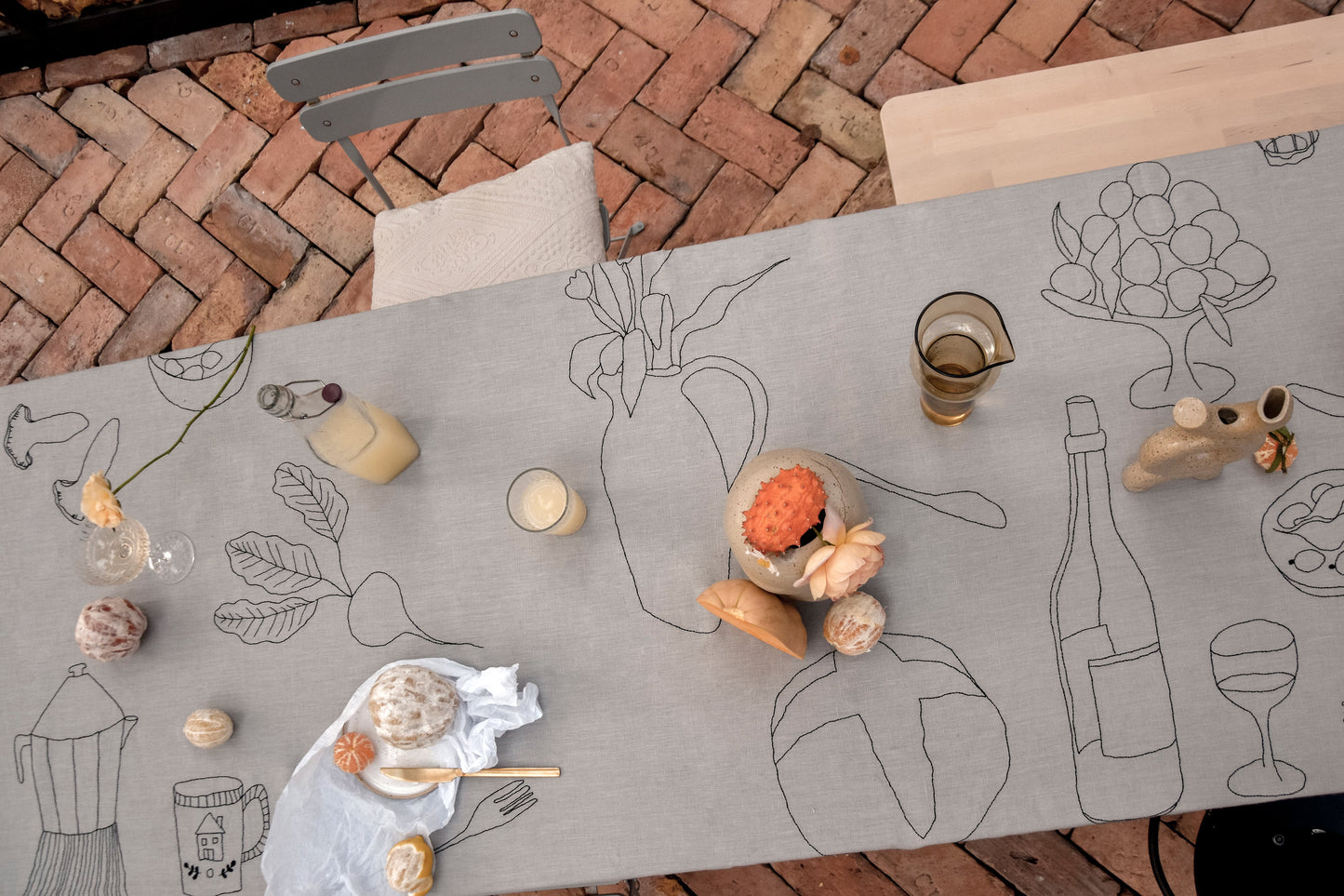 Nappe Lin Bio L'automne