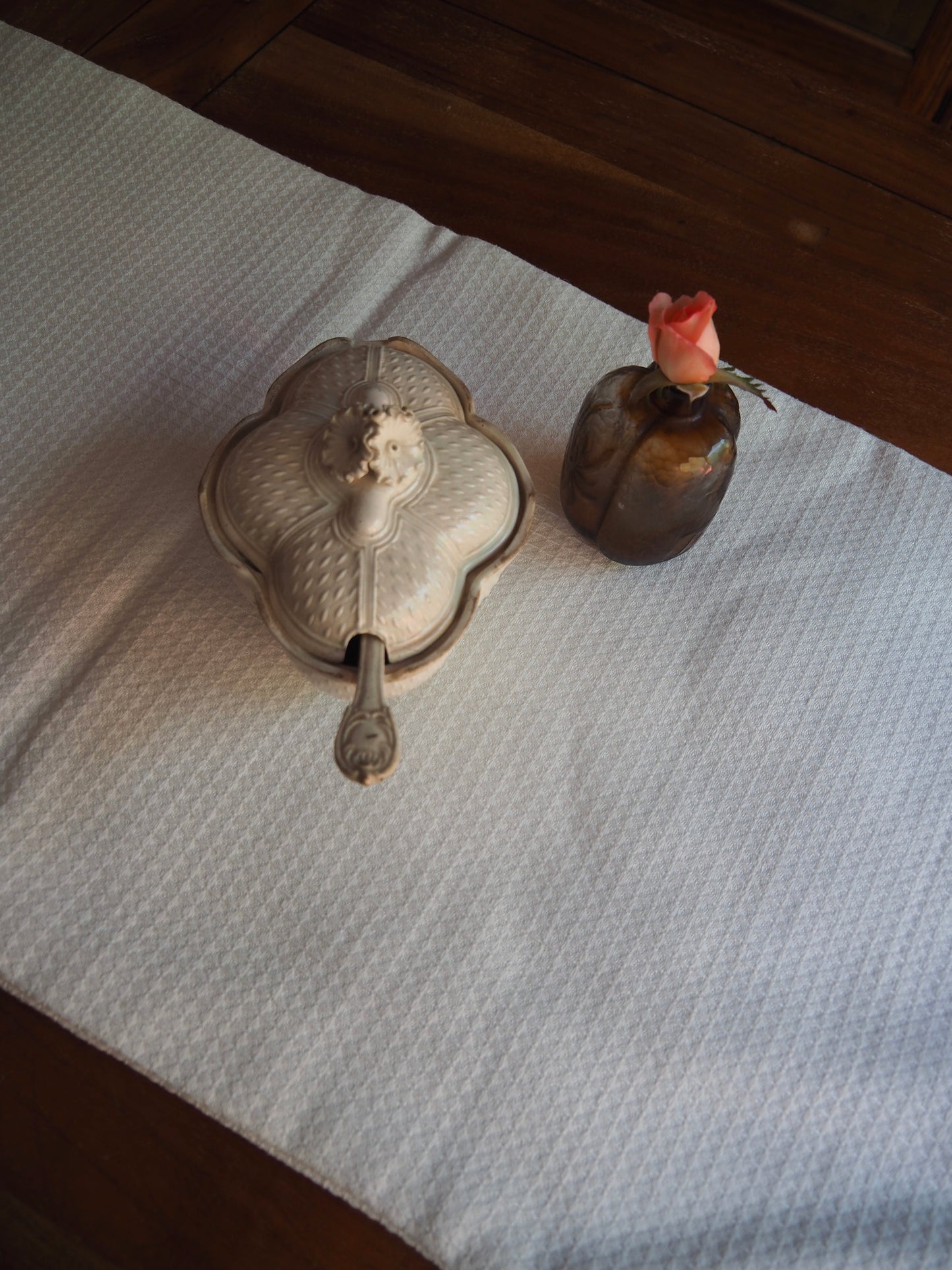 Chemin de Table en Lin Bio Moment Entre Amis