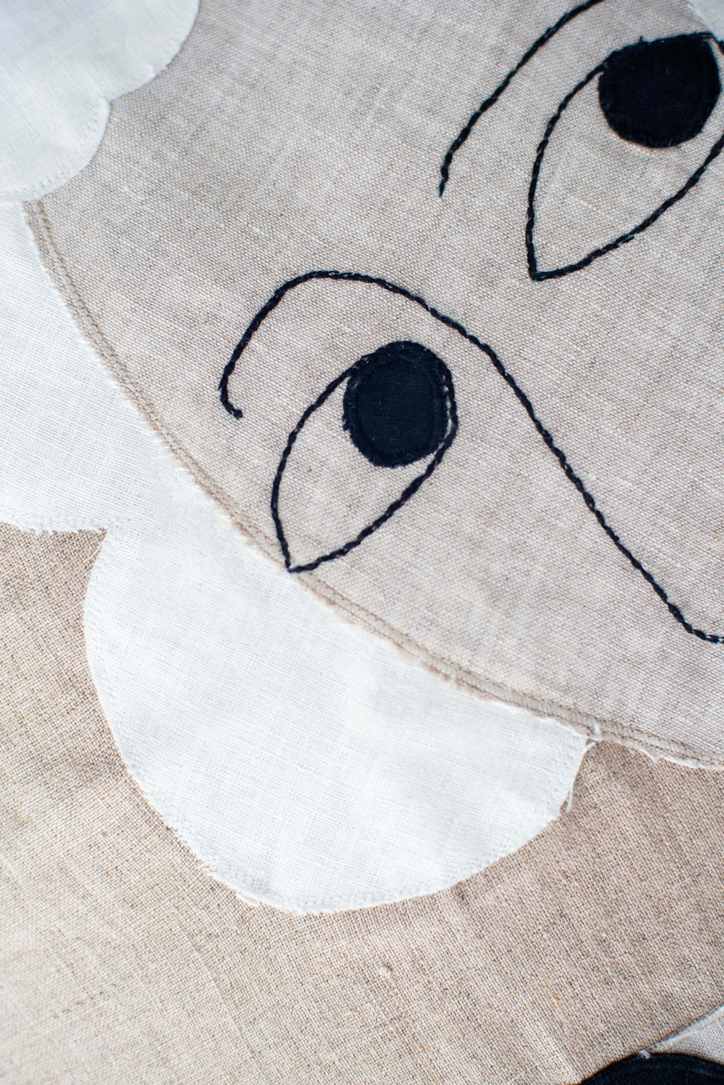 Organic Linen Cushion Pauline